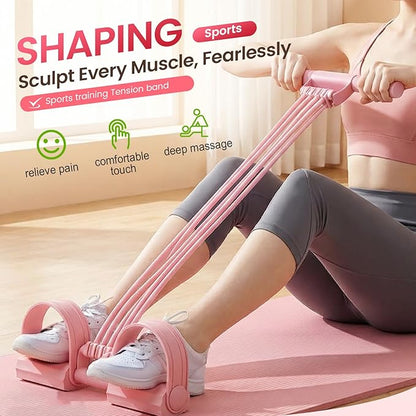 Full Body Pedal Resistance Band Trainer