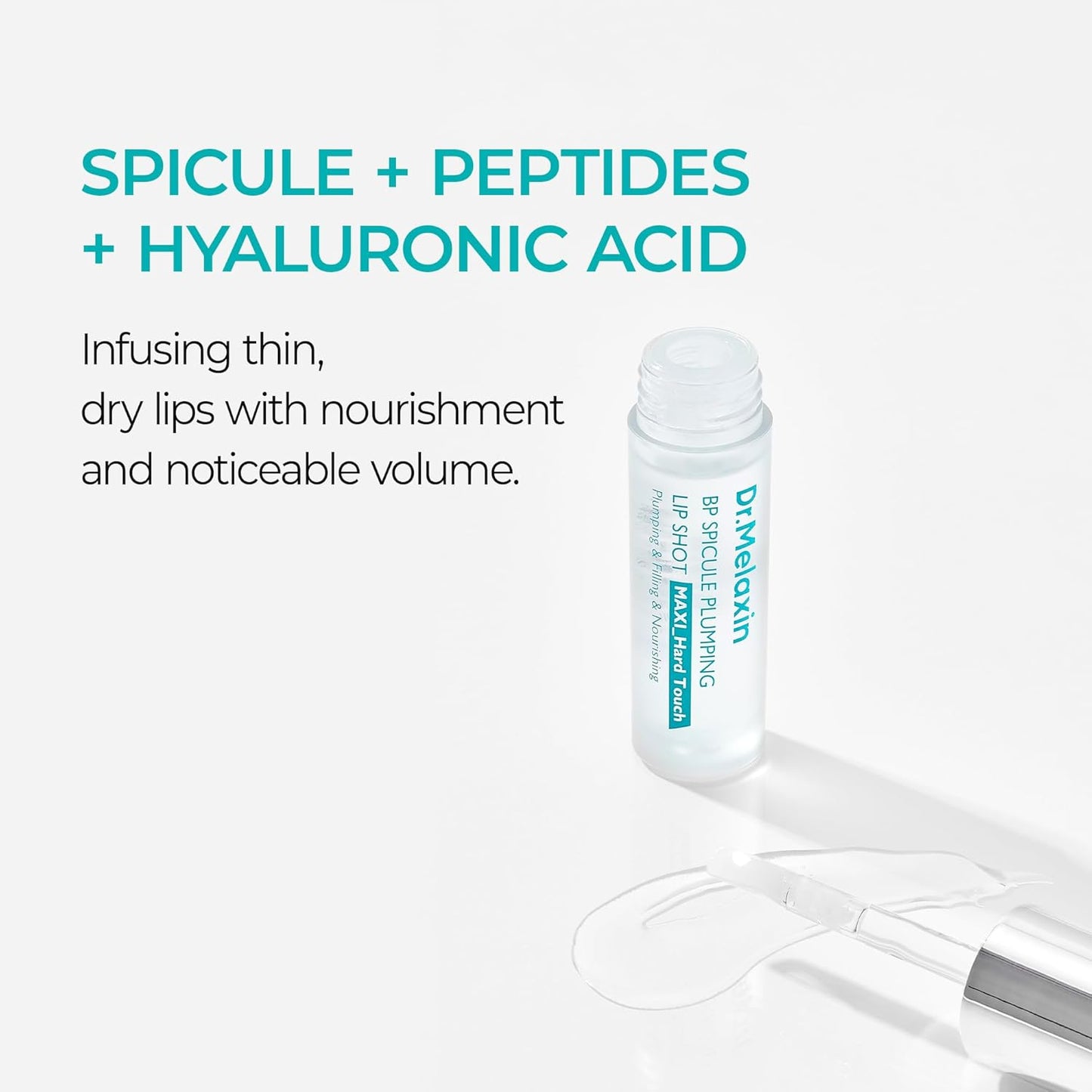 BP Spicule Plumping Lip Shot - Instant Glass-Like Volume Without Sticky Lip Gloss