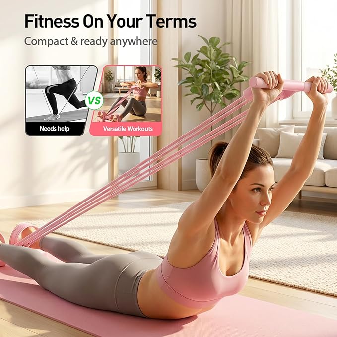 Full Body Pedal Resistance Band Trainer