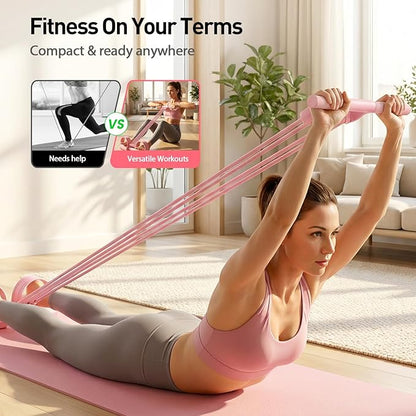 Full Body Pedal Resistance Band Trainer