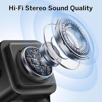 5-in-1 Smart Induction Speaker Stand with 3500mAh Power Bank & Ambient Light