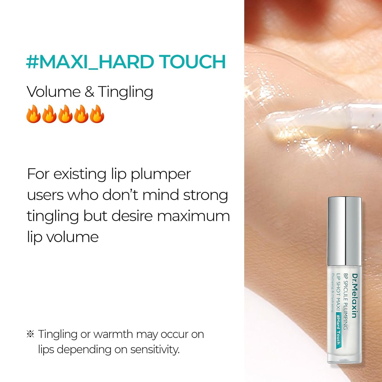 BP Spicule Plumping Lip Shot - Instant Glass-Like Volume Without Sticky Lip Gloss
