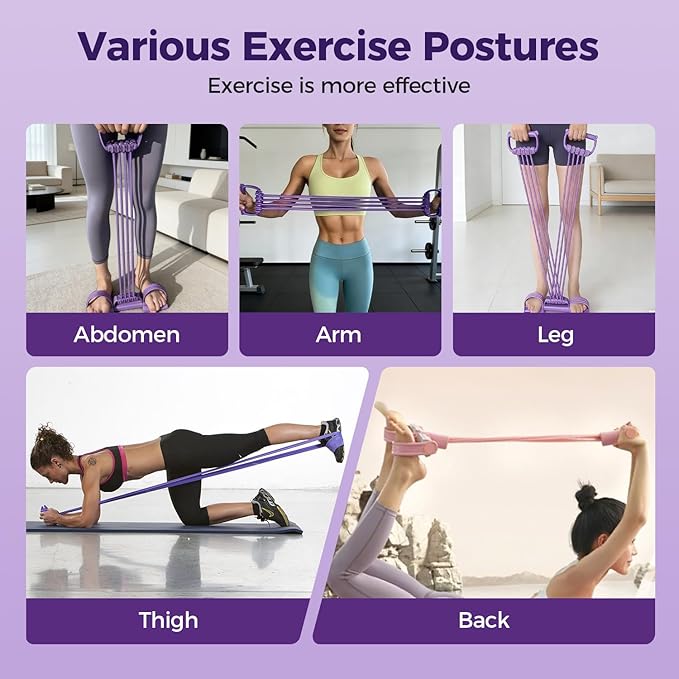 Full Body Pedal Resistance Band Trainer