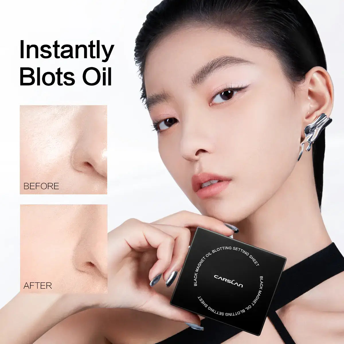 Instant Oil-Control Setting Powder — 12H Matte & Poreless Finish