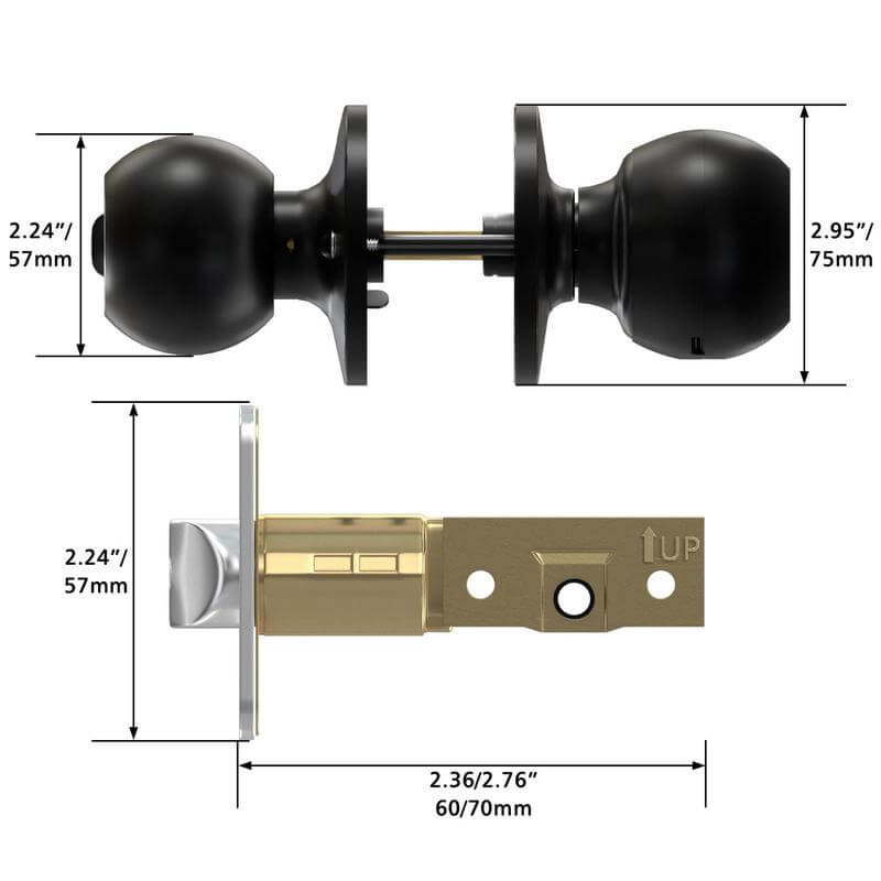3-in-1 Keyless Entry Smart Fingerprint Door Knob with App Control