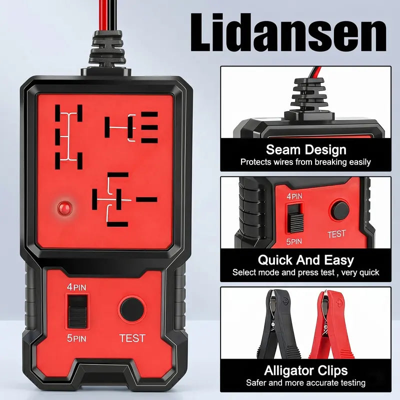 12V/24V Automotive Relay Test Tool 2026 - Quick Diagnostic Relay Checker