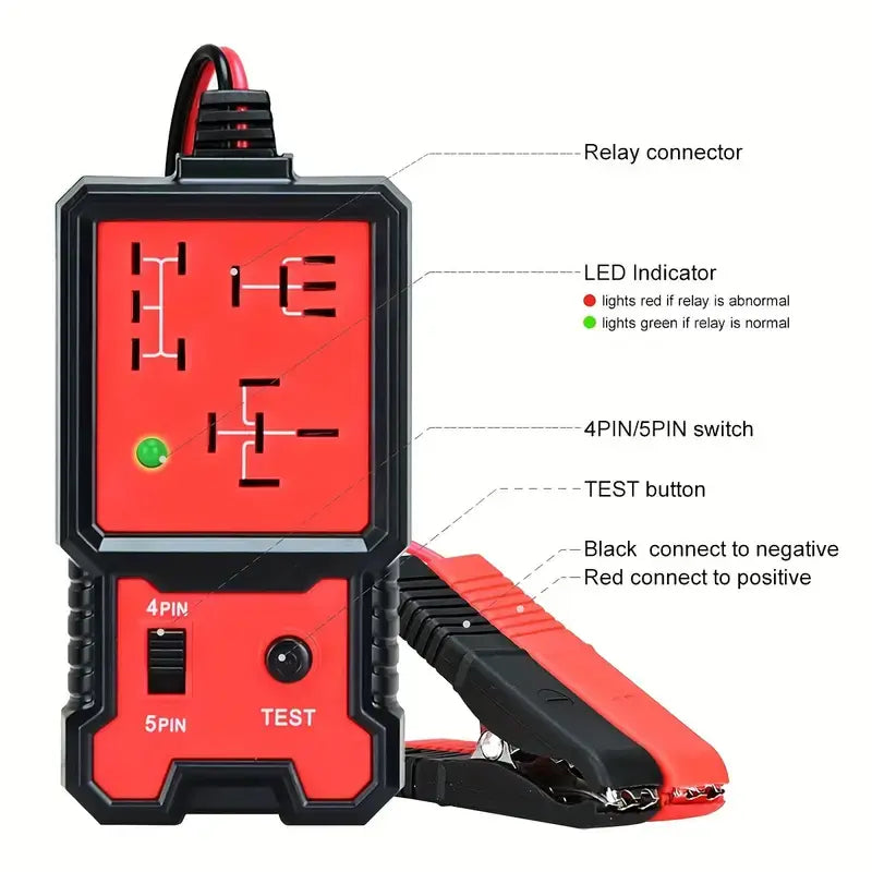 12V/24V Automotive Relay Test Tool 2026 - Quick Diagnostic Relay Checker