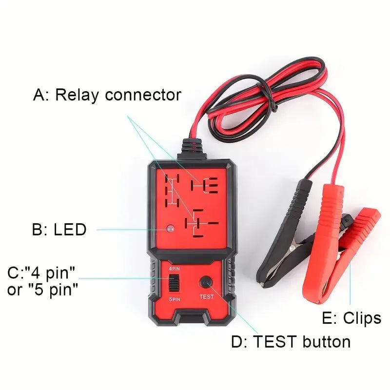 12V/24V Automotive Relay Test Tool 2026 - Quick Diagnostic Relay Checker