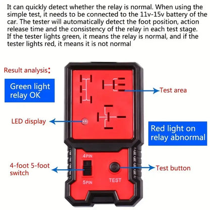 12V/24V Automotive Relay Test Tool 2026 - Quick Diagnostic Relay Checker
