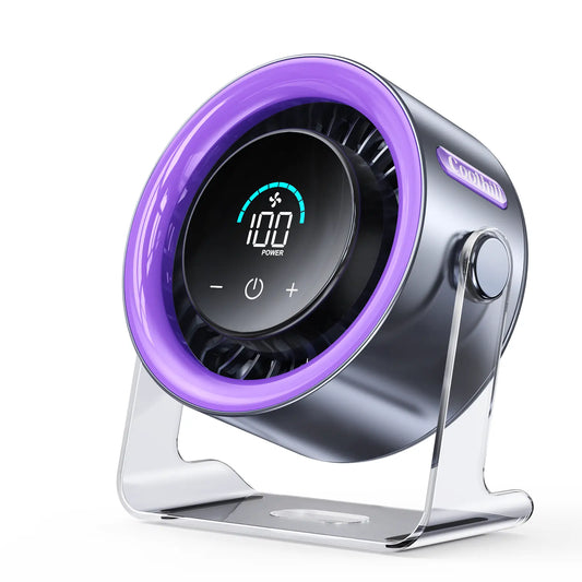 Coolhill Desktop Fan Turbo Table Fan Travel Vacation Essentials