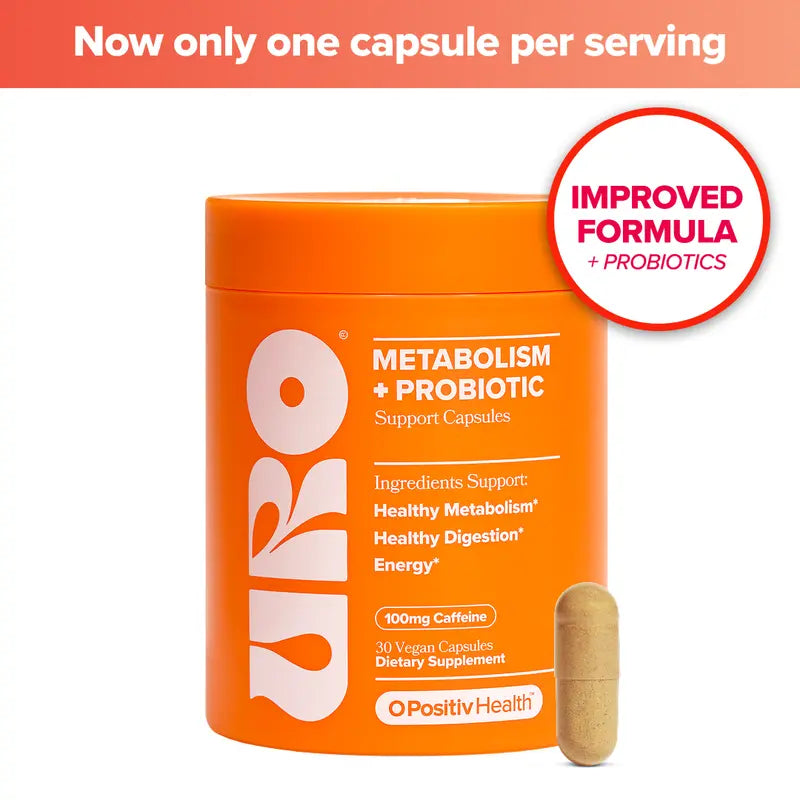 URO - Metabolism Support Capsule with Probiotic, Vitamin B12