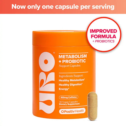 URO - Metabolism Support Capsule with Probiotic, Vitamin B12