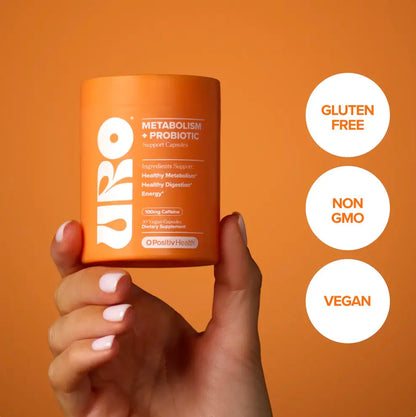 URO - Metabolism Support Capsule with Probiotic, Vitamin B12