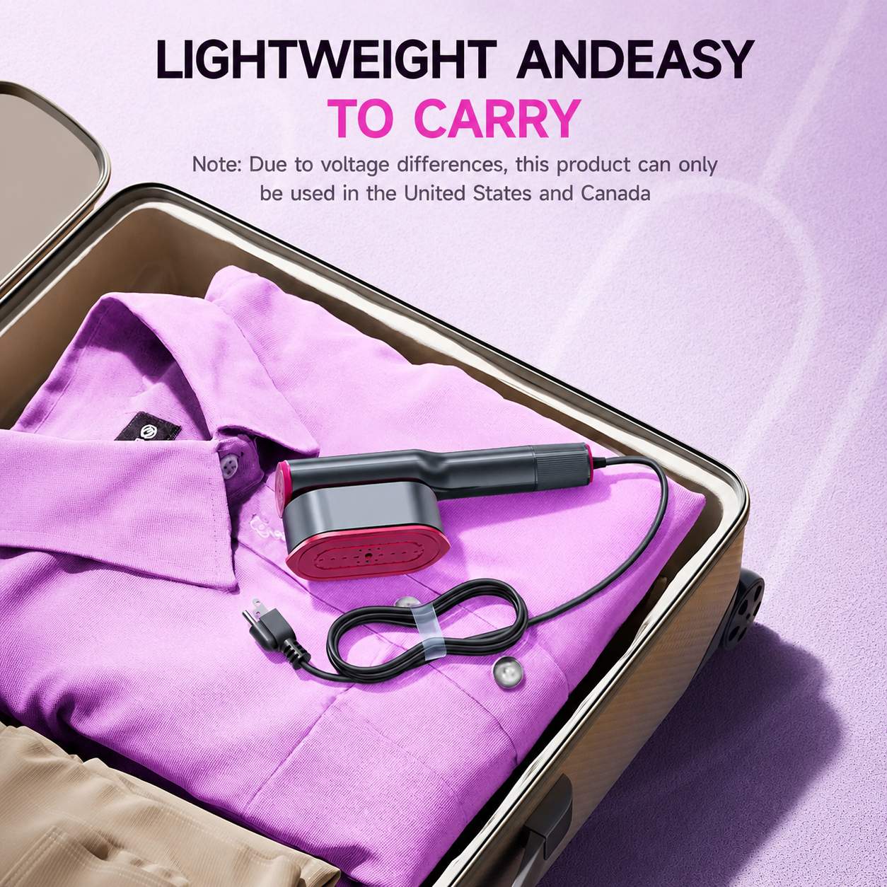 Wrinkle-Free Clothes in Seconds, Anywhere Anytime