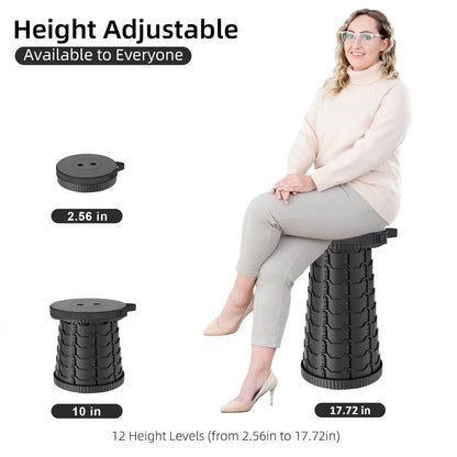 Upgraded Collapsible Stool Lightweight