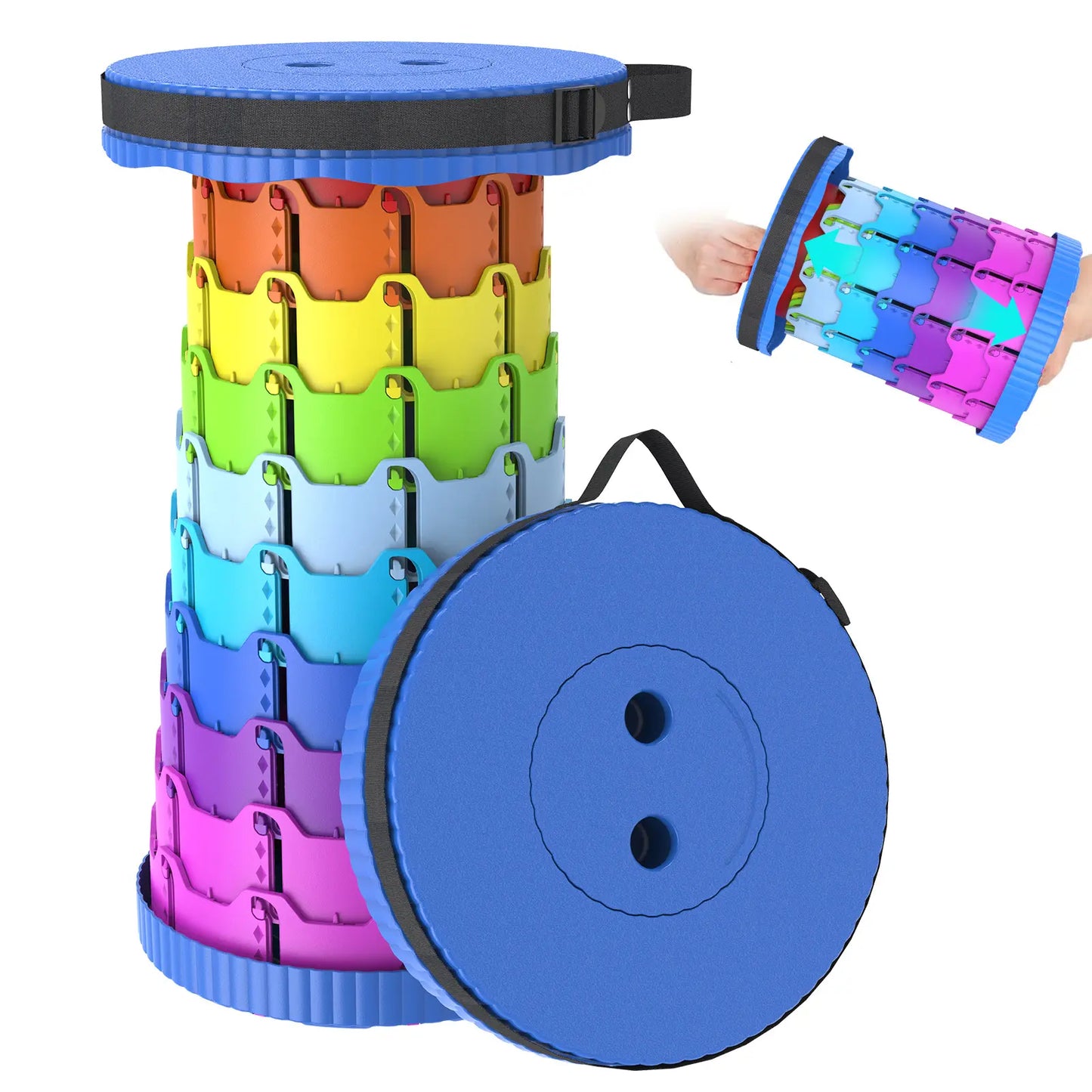 Upgraded Collapsible Stool Lightweight