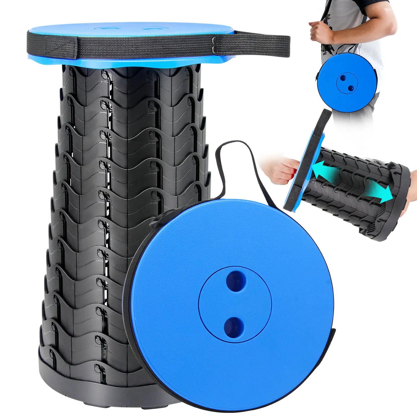 Upgraded Collapsible Stool Lightweight