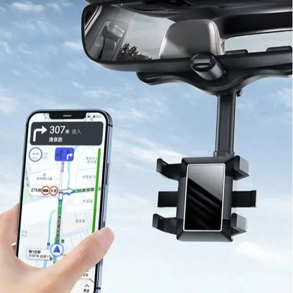 360 Degree Car Phone Holder Rearview Mirror