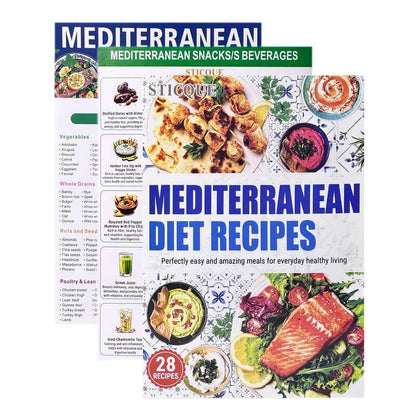 Master the Mediterranean Diet Effortlessly with This All-in-One 3-Piece Visual Guide Set