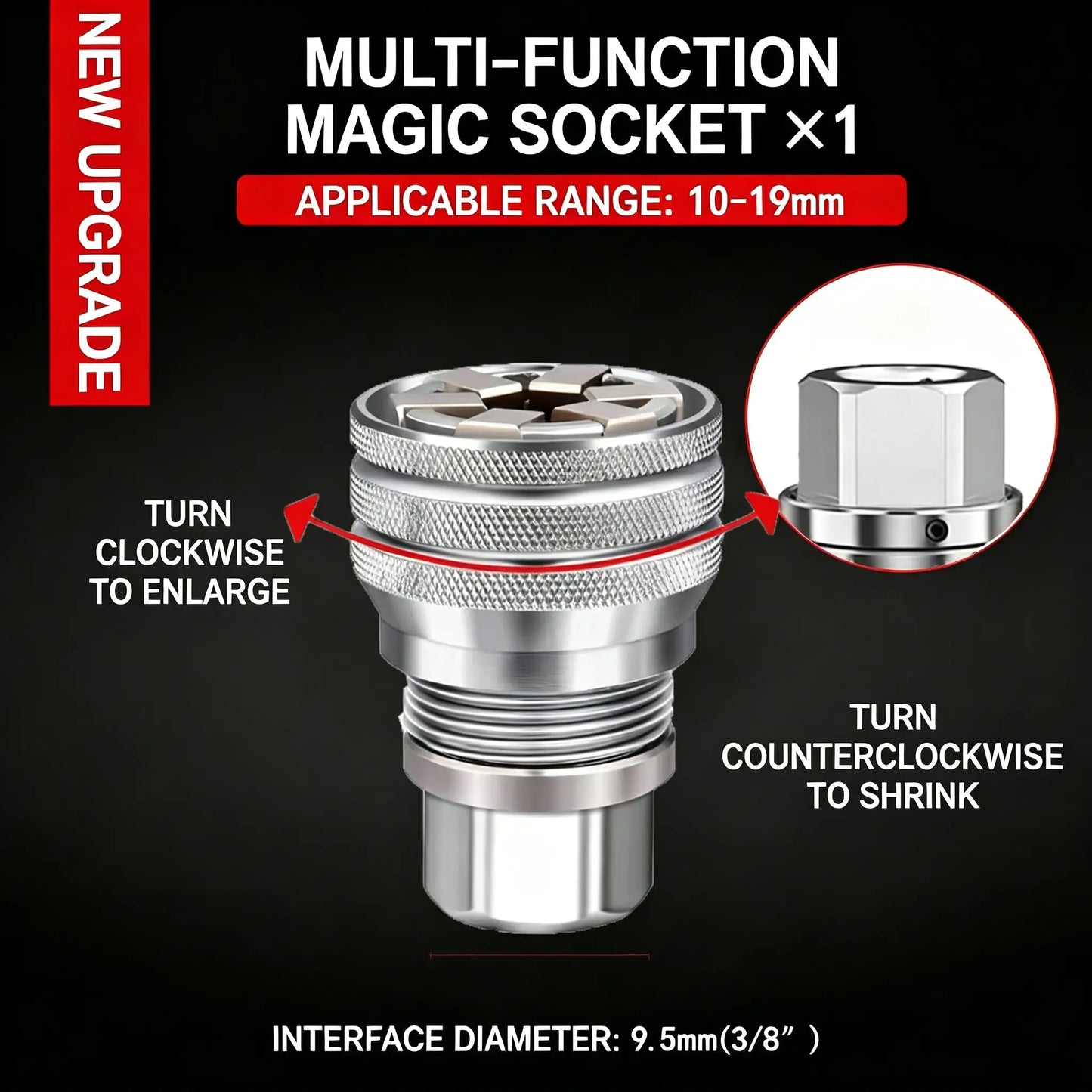 One Wrench, Infinite Sizes – Ultimate Universal Adjustable Maintenance Tool