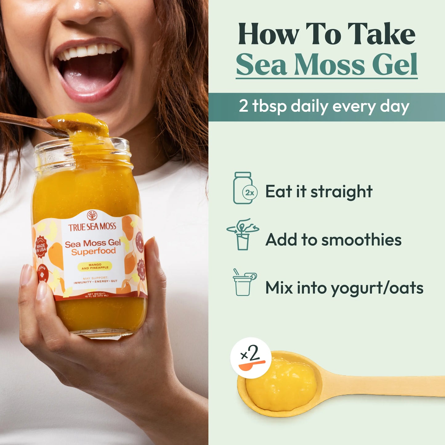 True Sea Moss Irish Sea Moss Gel