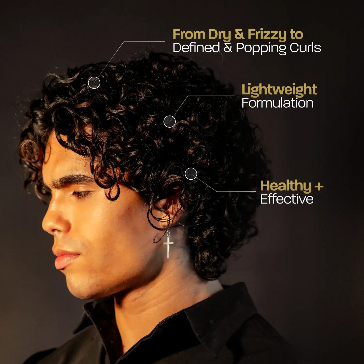 Instant Frizz Control. All-Day Definition.