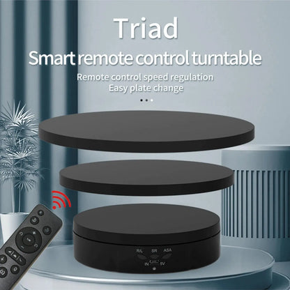 Electric 360 Degree Shooting Turntable with 3 Display Plates