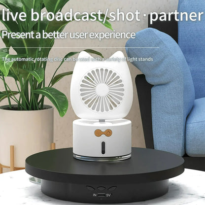 Electric 360 Degree Shooting Turntable with 3 Display Plates