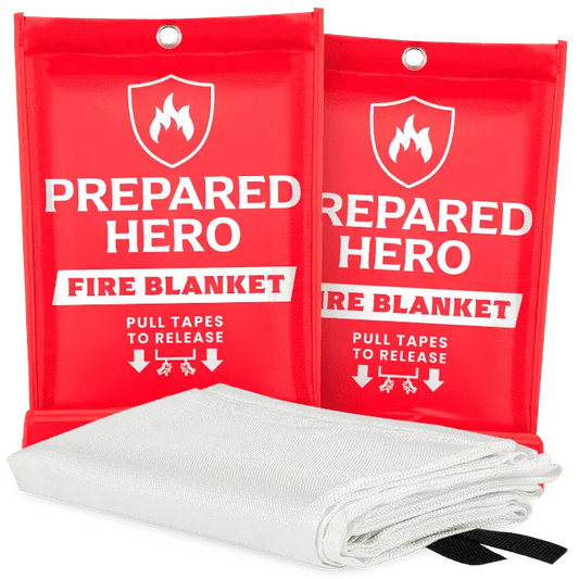 The Prepared Hero Emergency Fire Blanket