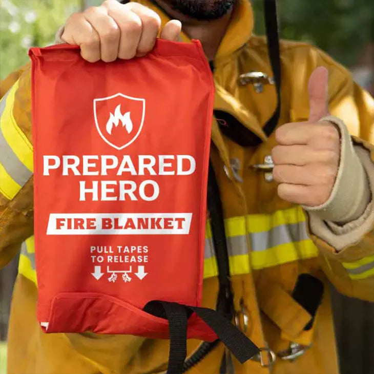 The Prepared Hero Emergency Fire Blanket