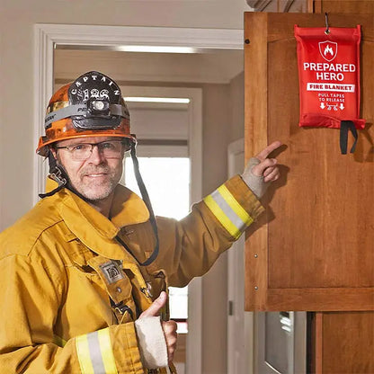 The Prepared Hero Emergency Fire Blanket