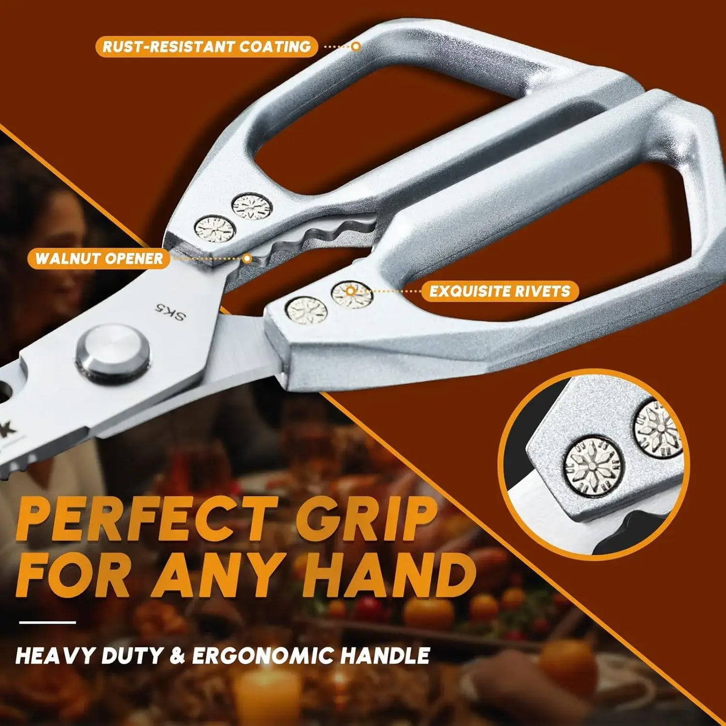 All-Purpose Stainless Steel Kitchen Shears