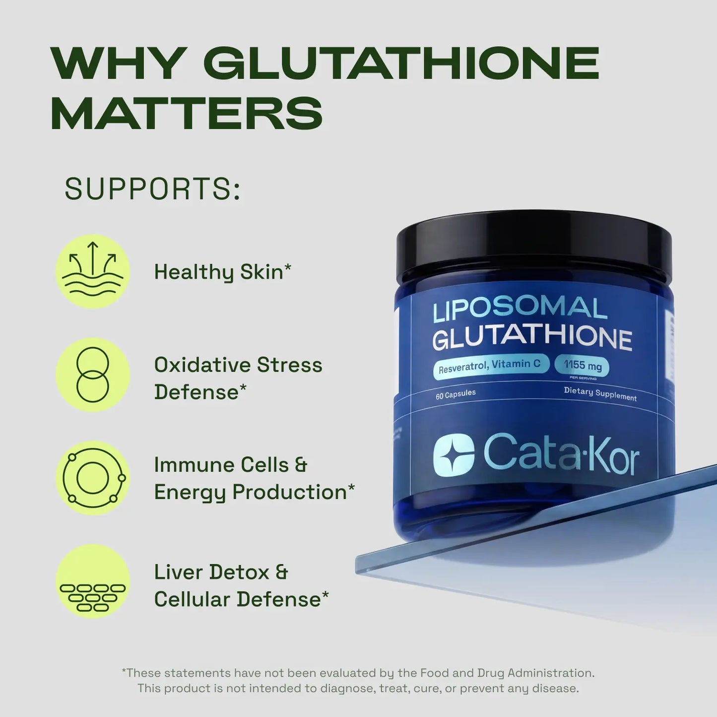 Ultimate Liposomal Glutathione with Resveratrol for Cellular Defenses