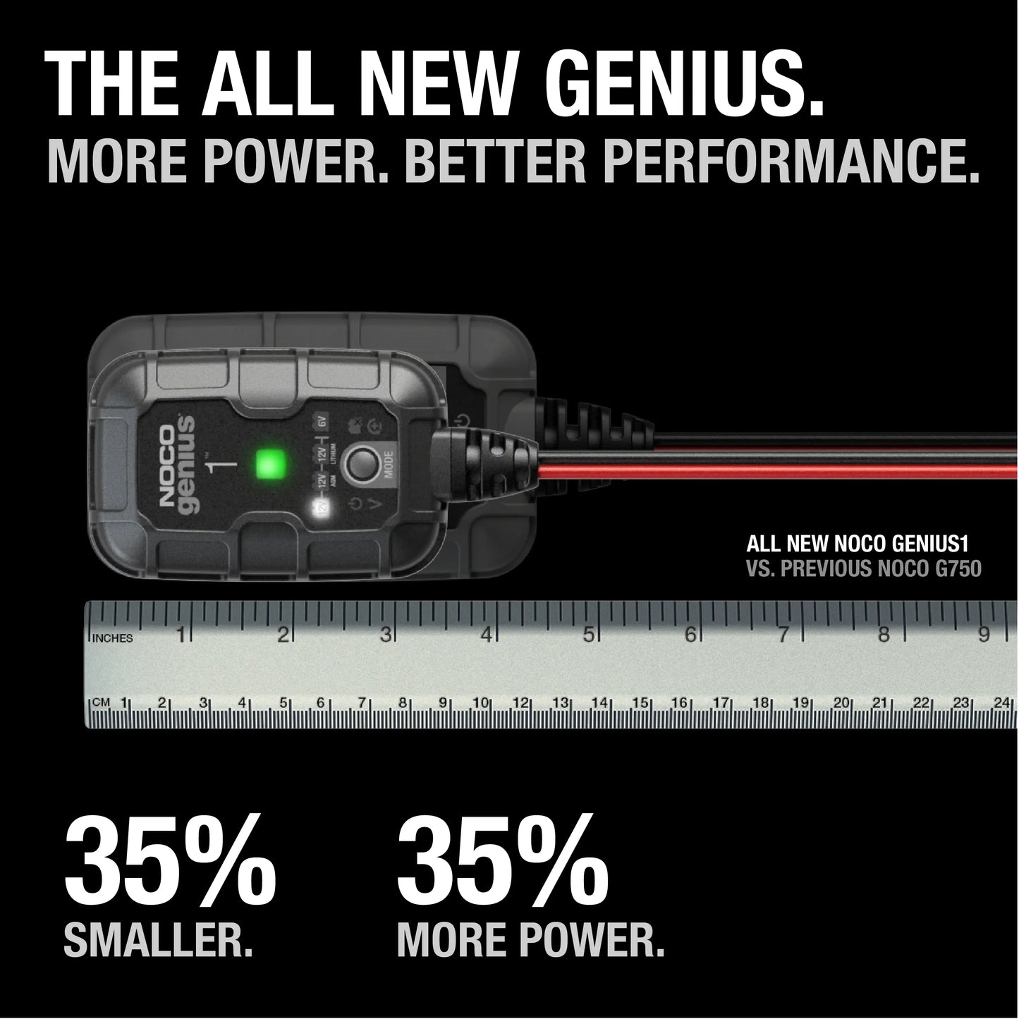 NOCO GENIUS1 1A Smart Battery Charger