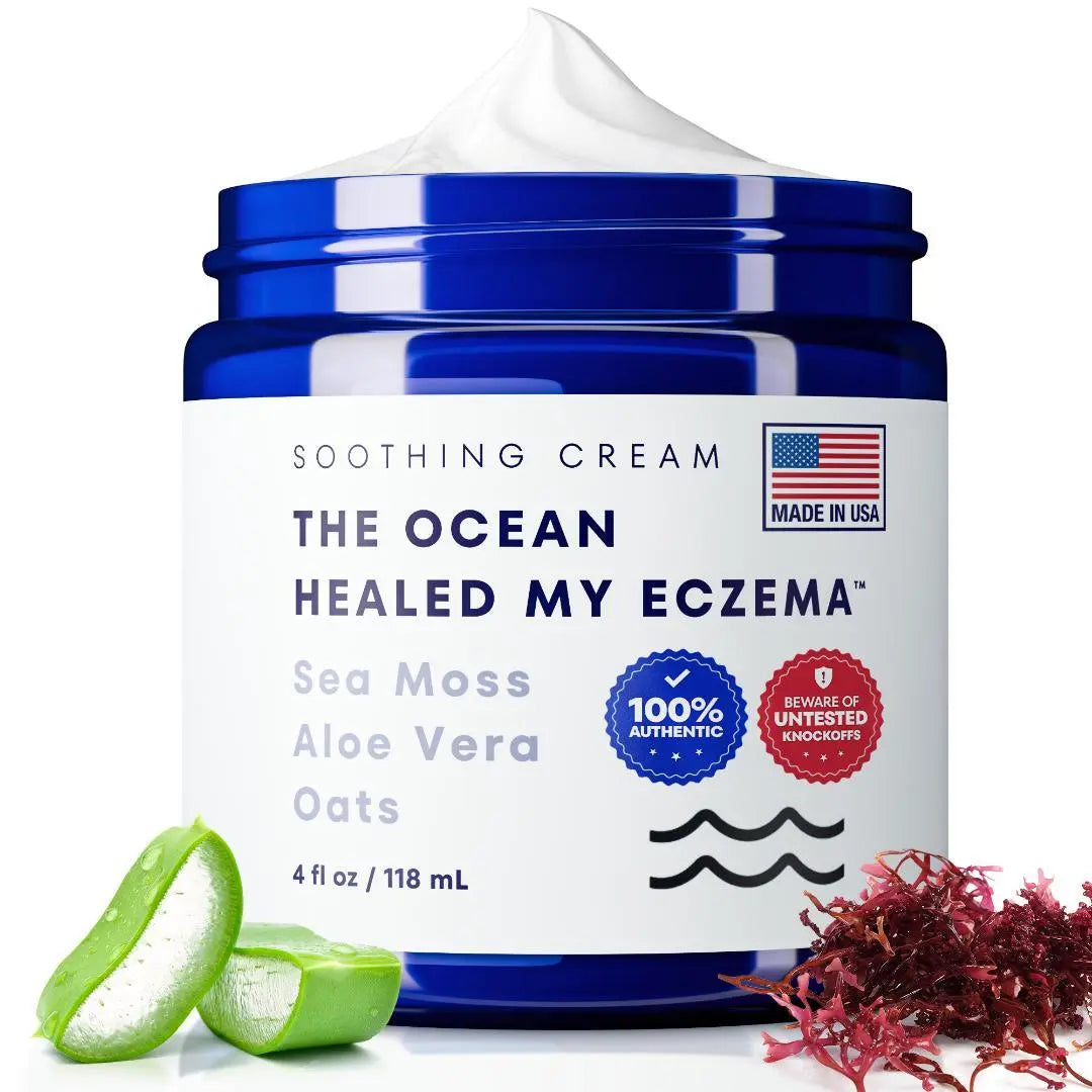 Therapeutic Eczema & Psoriasis Relief Cream with Sea Moss and Healing Oats