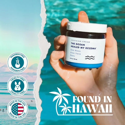 Therapeutic Eczema & Psoriasis Relief Cream with Sea Moss and Healing Oats