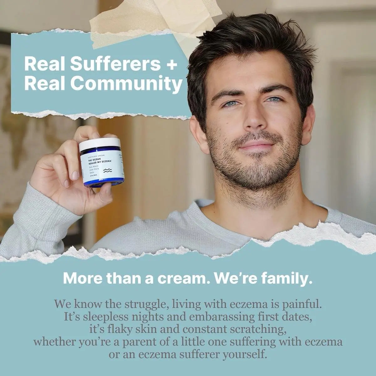 Therapeutic Eczema & Psoriasis Relief Cream with Sea Moss and Healing Oats