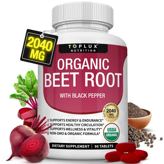 Fuel Your Performance with 2040mg of Pure Beet Root