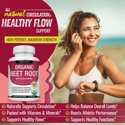 Fuel Your Performance with 2040mg of Pure Beet Root