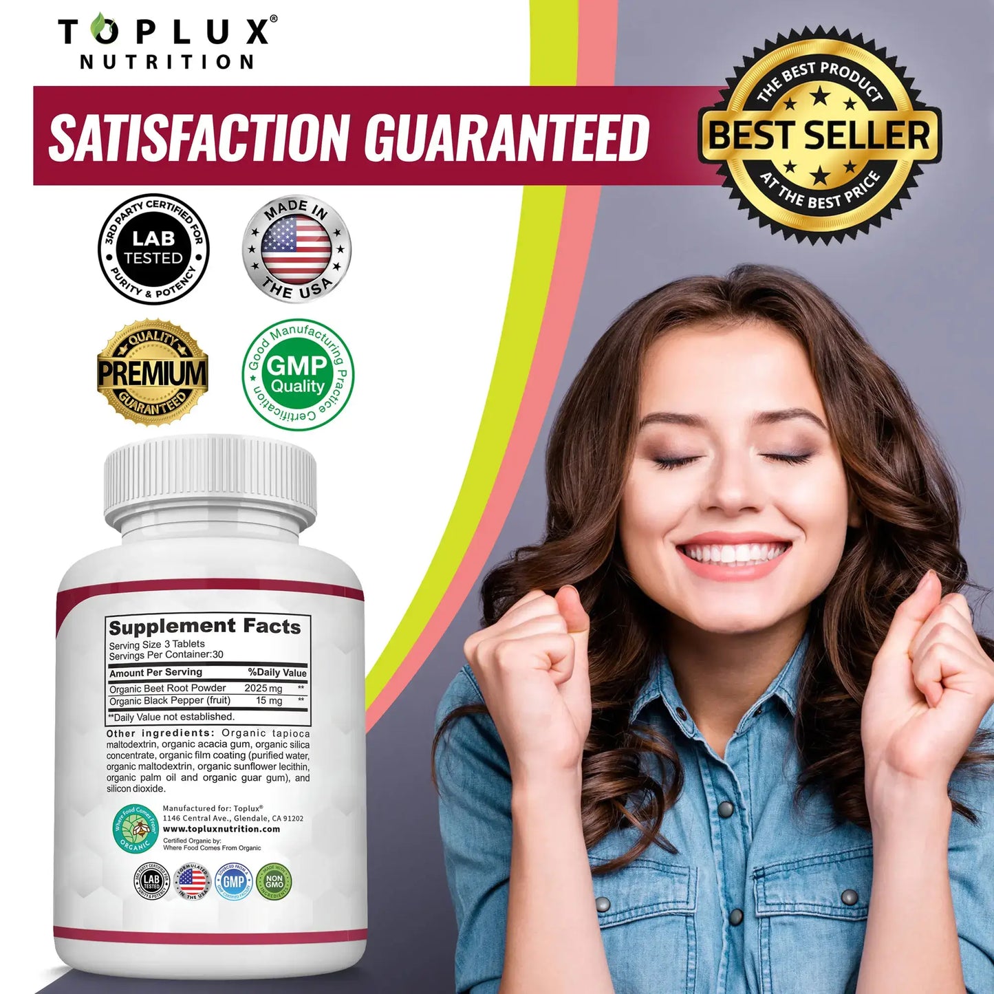 Fuel Your Performance with 2040mg of Pure Beet Root