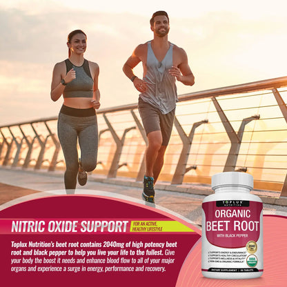 Fuel Your Performance with 2040mg of Pure Beet Root