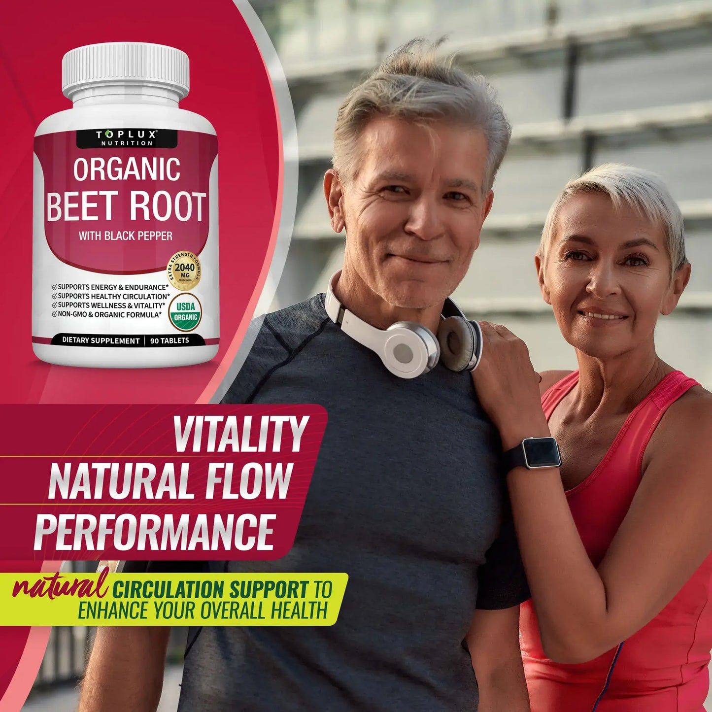 Fuel Your Performance with 2040mg of Pure Beet Root