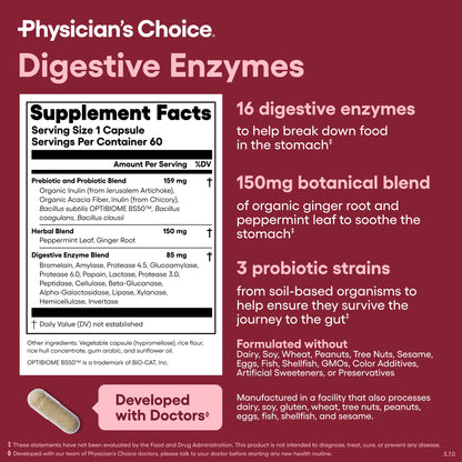 Say Goodbye to Bloating: Advanced Multi-Enzyme Gut Relief