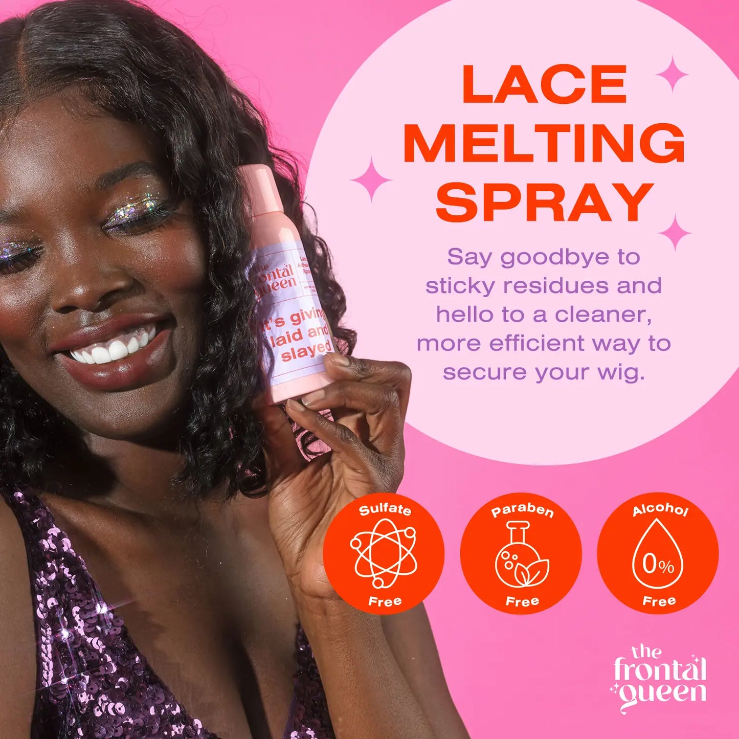 The Frontal Queen Lace Melting Spray for Ashy Lace