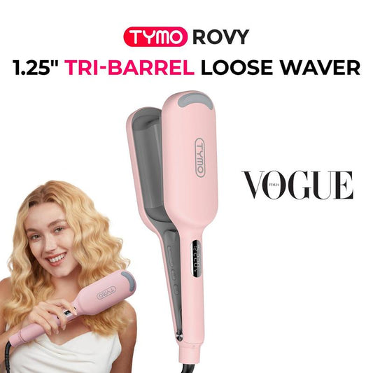 TYMO ROVY 1.25-Inch Beach Waves Curling Wand