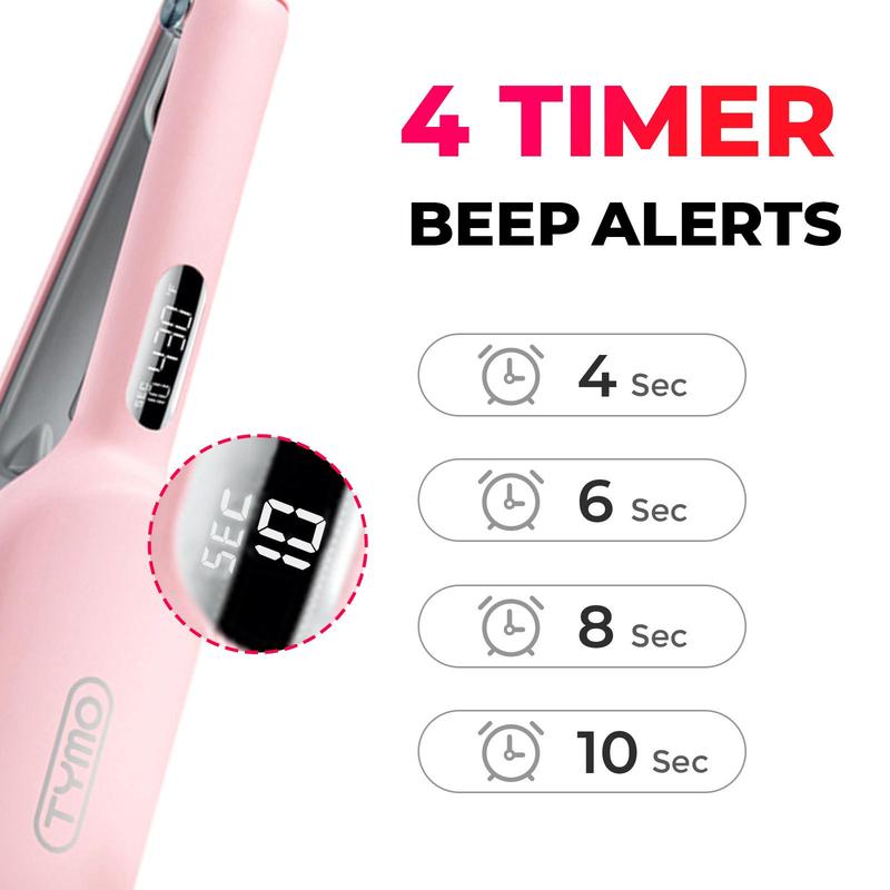 TYMO ROVY 1.25-Inch Beach Waves Curling Wand
