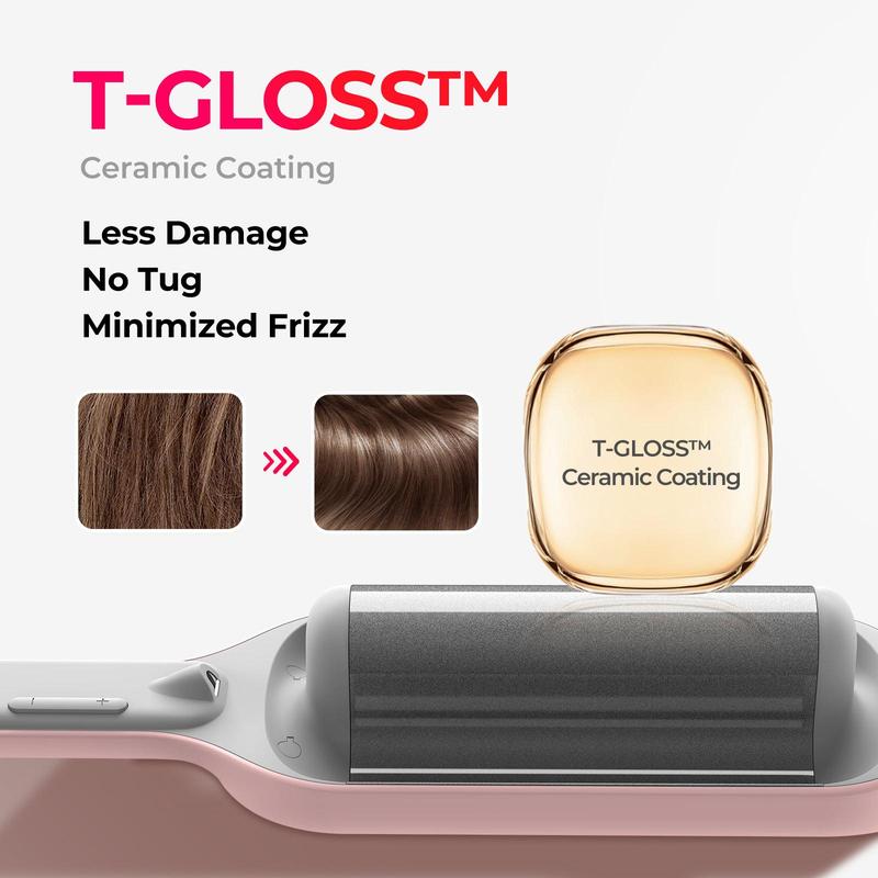 TYMO ROVY 1.25-Inch Beach Waves Curling Wand