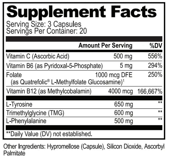Dopamine Brain Food Supplement w/L-Tyrosine