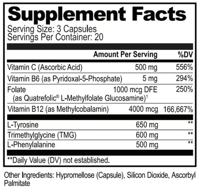 Dopamine Brain Food Supplement w/L-Tyrosine