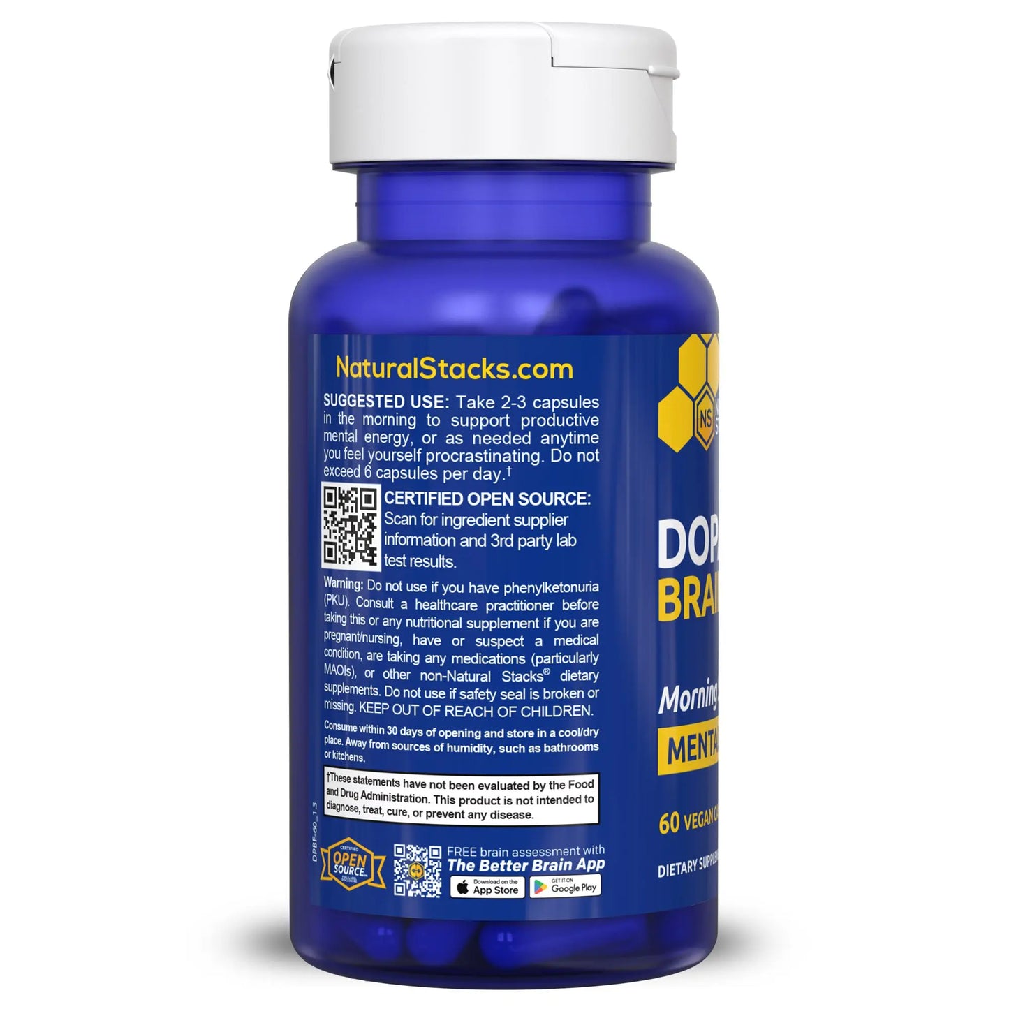 Dopamine Brain Food Supplement w/L-Tyrosine